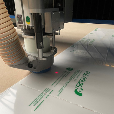 Custom cutting of plexiglass for SWDE