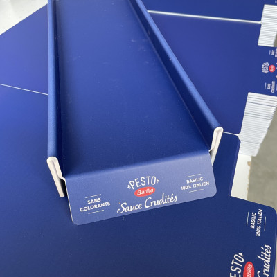 Op maat gemaakte PLV-display voor Barilla | Plastisart