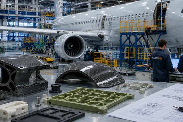 Plasturgie aéronautique & défense - Pièces haute performance