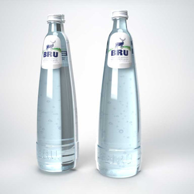 Production of giant BRU bottles for a unique promotional campaign