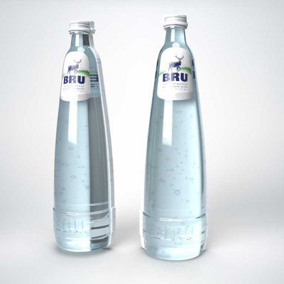 Réalisation de bouteilles de BRU géantes pour une campagne de promotion inédite