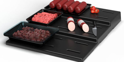 CounterTray : escalier de présentation gastronorm fabriqué par Plastisart